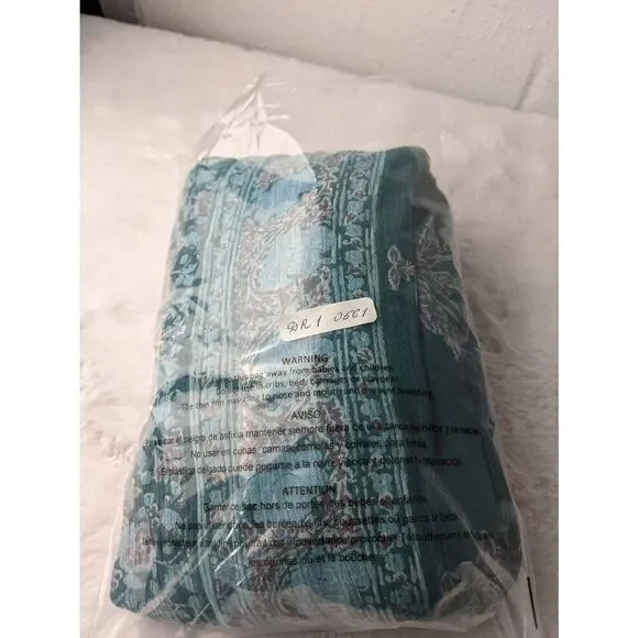 Free People Wild World Mini Dress Tapestry Boho Floral Paisley Kimono Sleeveless - Picture 9 of 9